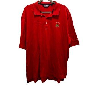 Polo Golf Ralph Lauren Men's Red US Open Merion 2013 Polo Shirt Size XL Preppy‎
